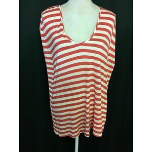 Ella Moss Anthropologie Striped short sleeve top